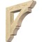 Ekena Millwork Balboa Slat Rough Sawn Bracket, Douglas Fir, 4"W x 24"D x 24"H BKT04X24X24BOA06RDF - alternate 1